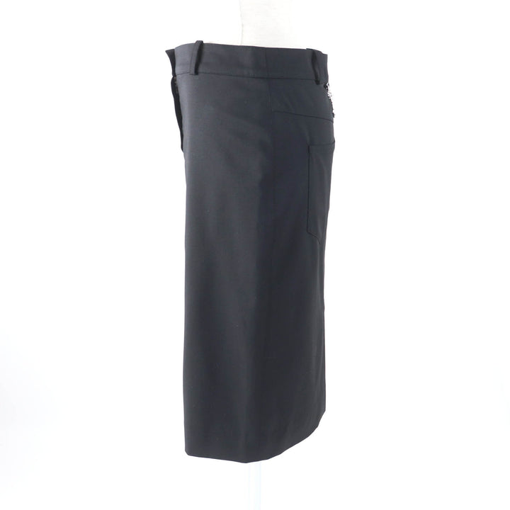 Excellent Christian Dior skirt Galliano period, back jeweled, Women 34 4H12033422