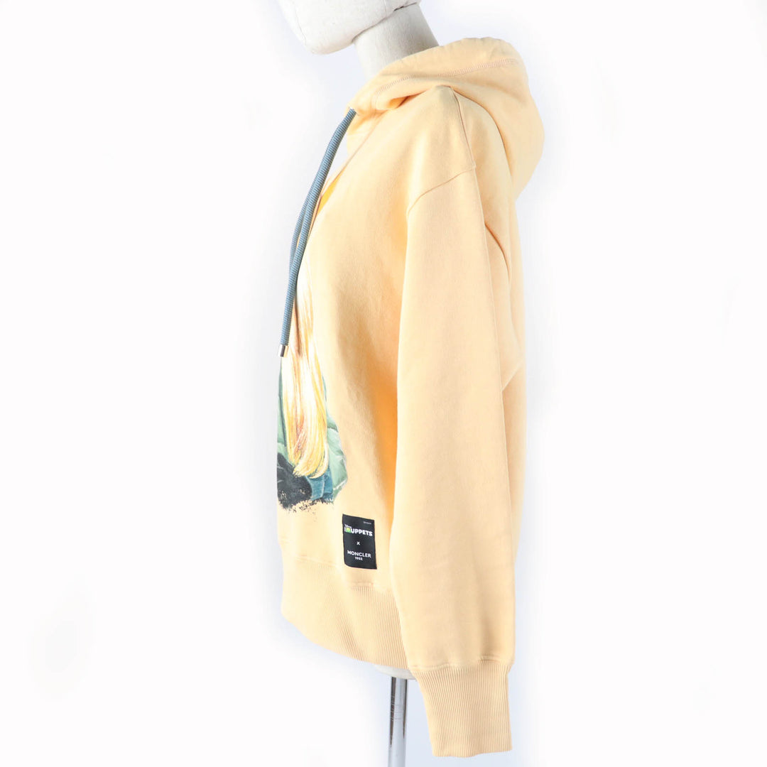 Pristine MONCLER GENIUS 2×Disney sweat Muppet Show Graphic Print HOODIE cotton Women XS