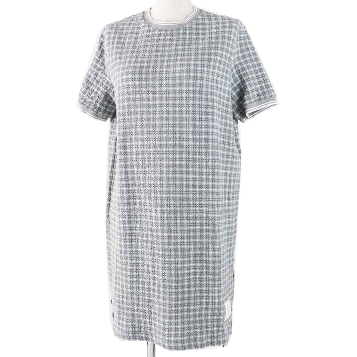 Excellent THOM BROWNE one piece gray cotton Women 40 FJD105A