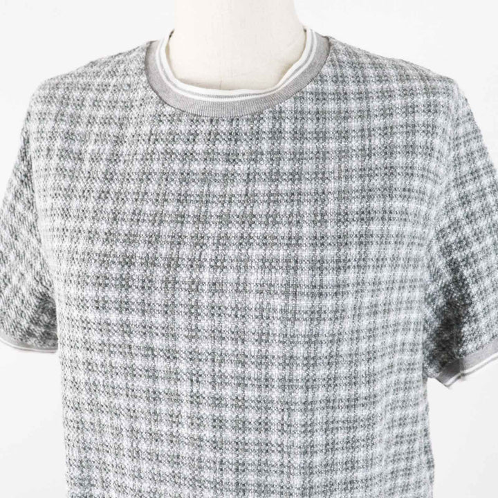 Excellent THOM BROWNE one piece gray cotton Women 40 FJD105A
