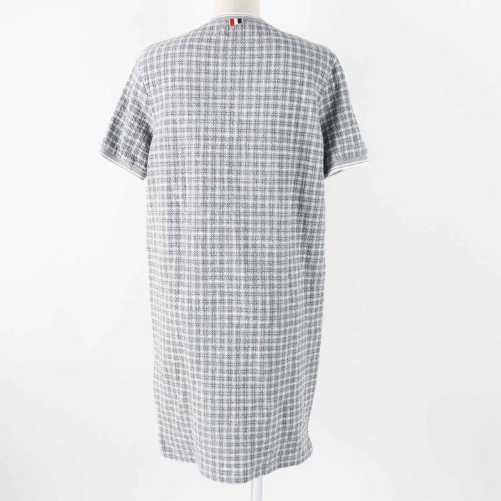Excellent THOM BROWNE one piece gray cotton Women 40 FJD105A