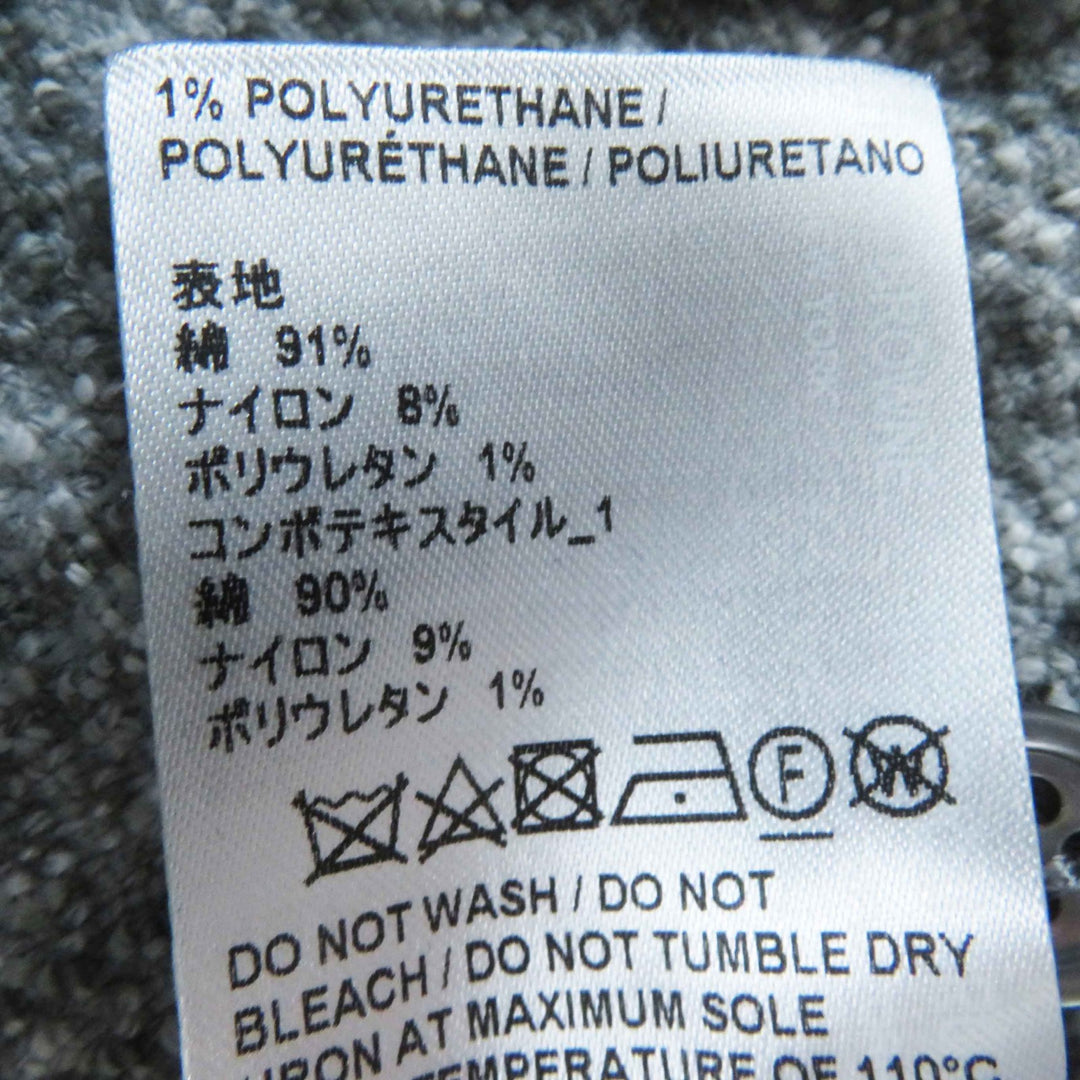Excellent THOM BROWNE one piece gray cotton Women 40 FJD105A