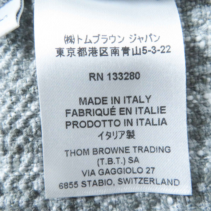Excellent THOM BROWNE one piece gray cotton Women 40 FJD105A