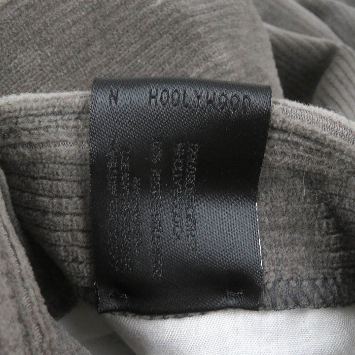 Great N.HOOLYWOOD Pants Corduroy Wide Tapered Easy charcoal cotton mens 38