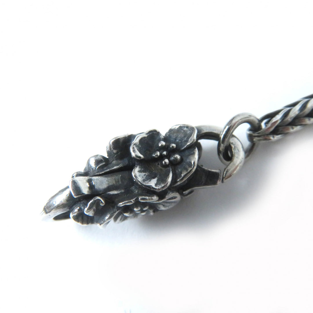 Great Trollbeads bracelet Set of 7 clasp and bead charms Silver SV925 Women