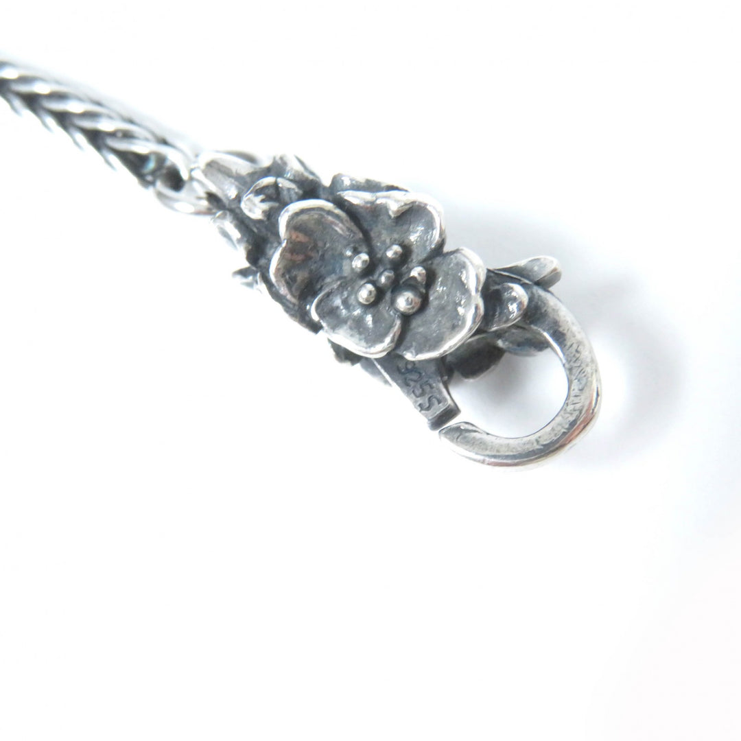 Great Trollbeads bracelet Set of 7 clasp and bead charms Silver SV925 Women