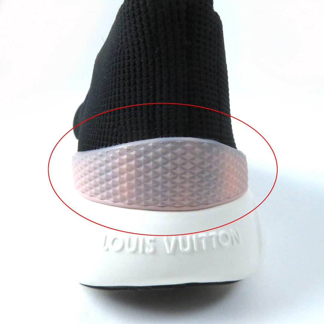 Great LOUIS VUITTON sneakers Logo socks black Women 37.5