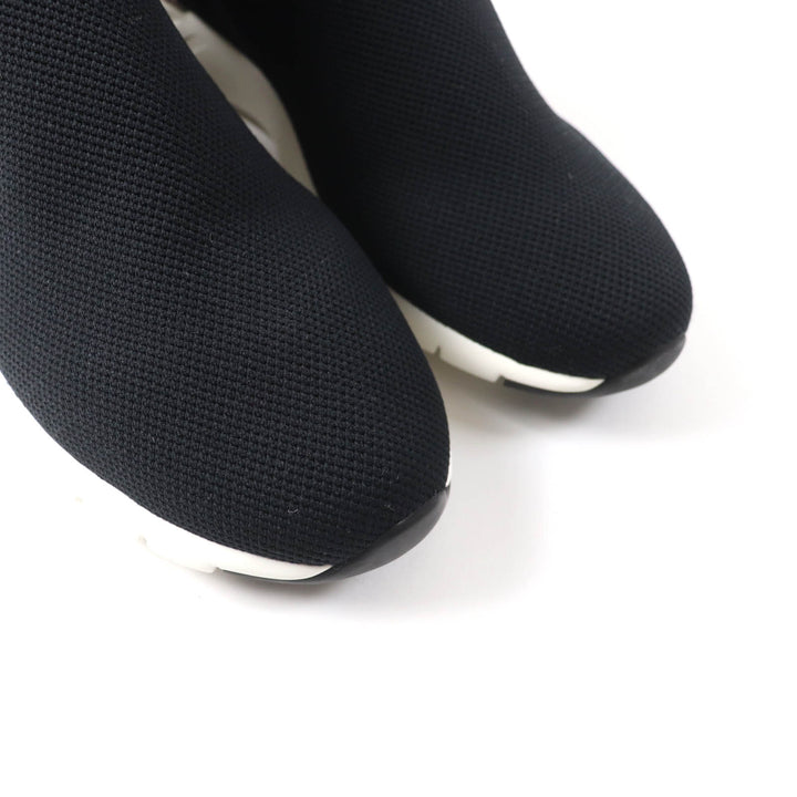 Great LOUIS VUITTON sneakers Logo socks black Women 37.5