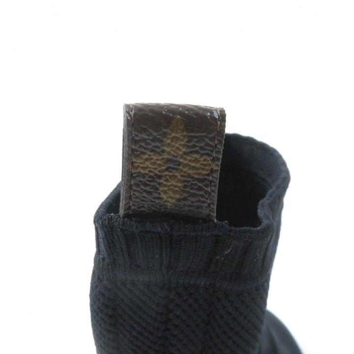 Great LOUIS VUITTON sneakers Logo socks black Women 37.5