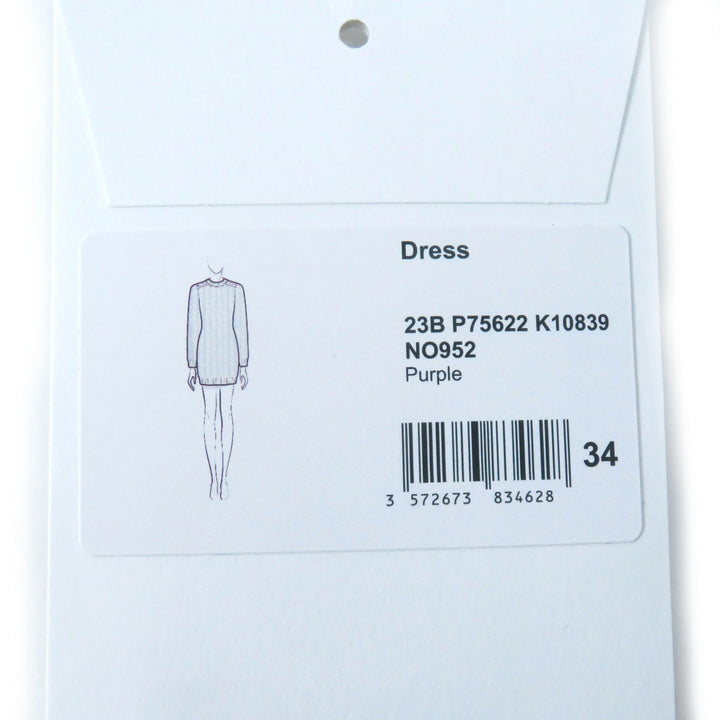 Excellent CHANEL one piece with COCO Mark buttons on both shoulders purple Women