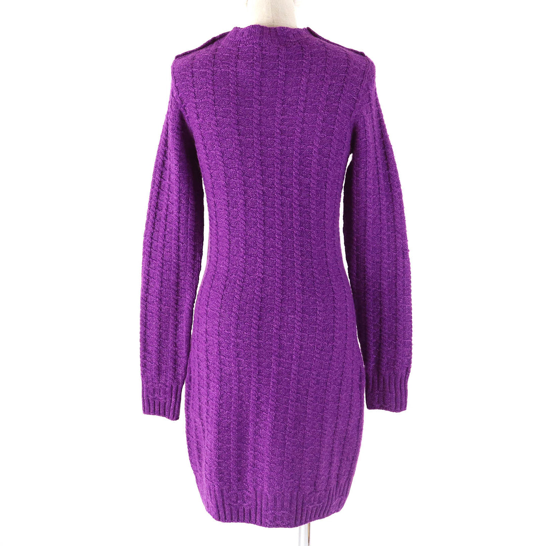 Excellent CHANEL one piece with COCO Mark buttons on both shoulders purple Women 34 P75622