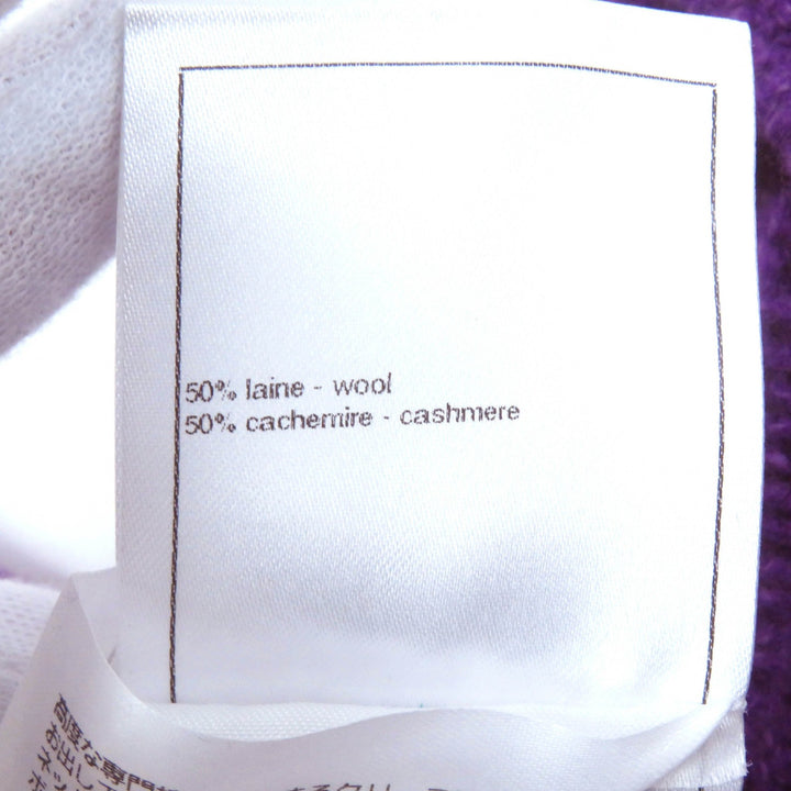 Excellent CHANEL one piece with COCO Mark buttons on both shoulders purple Women 34 P75622