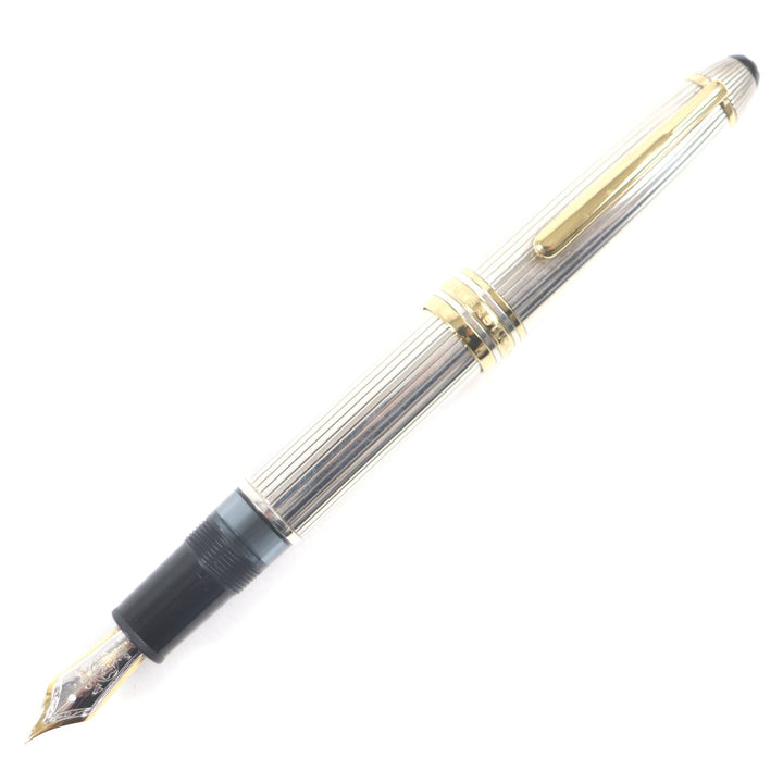 MONTBLANC fountain pen Meisterstck 146 Solitaire Silver gold SV925 mens