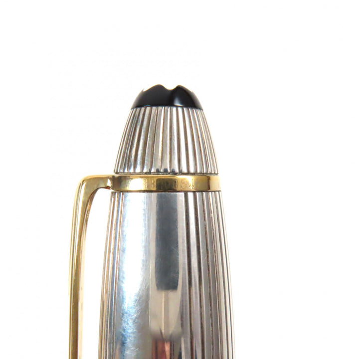 MONTBLANC fountain pen Meisterstck 146 Solitaire Silver gold SV925 mens