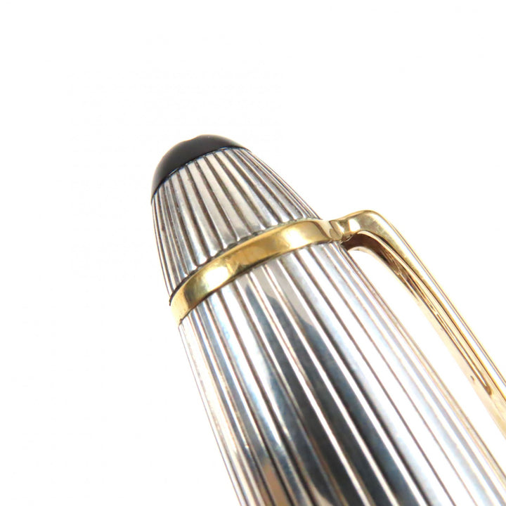 MONTBLANC fountain pen Meisterstck 146 Solitaire Silver gold SV925 mens
