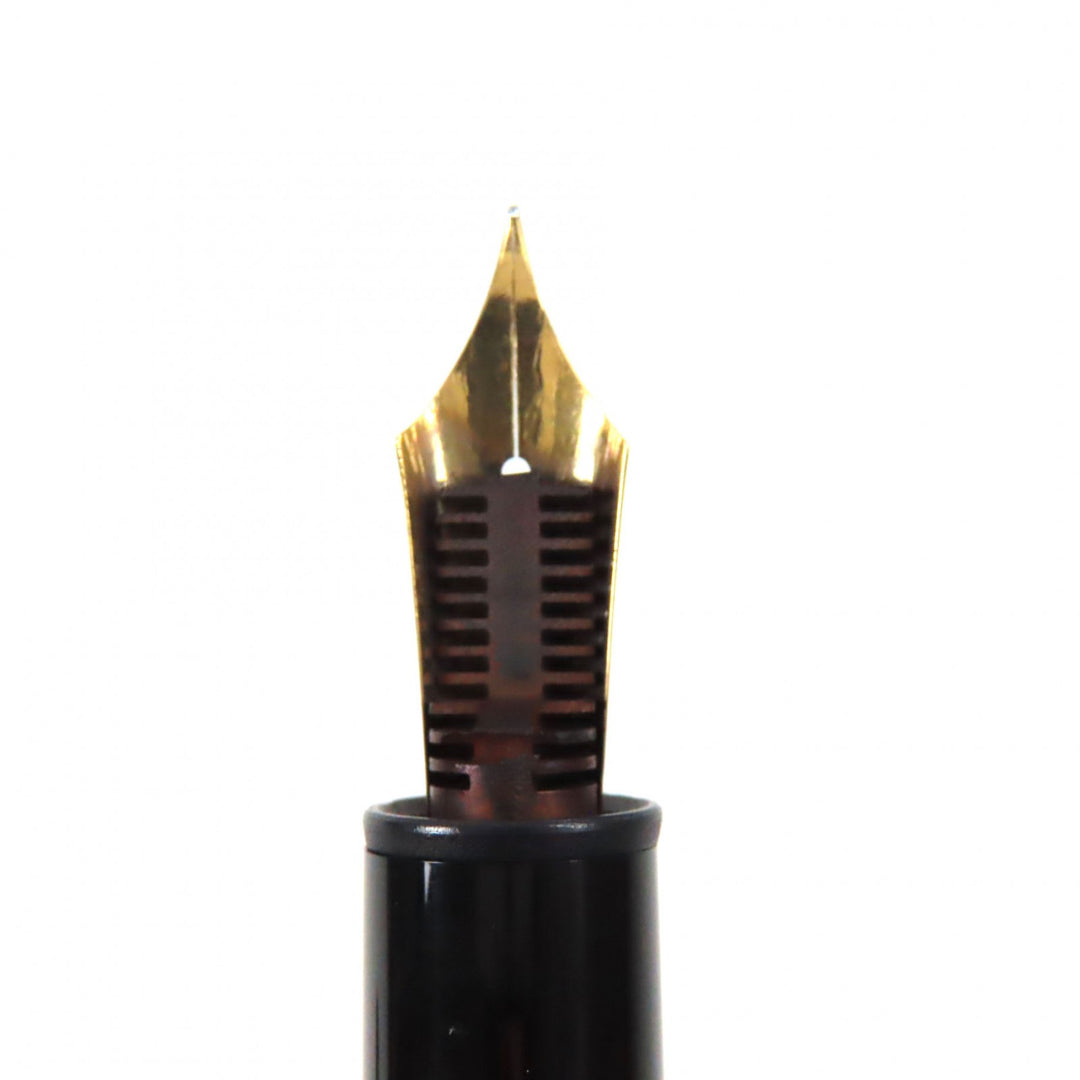 MONTBLANC fountain pen Meisterstck 146 Solitaire Silver gold SV925 mens