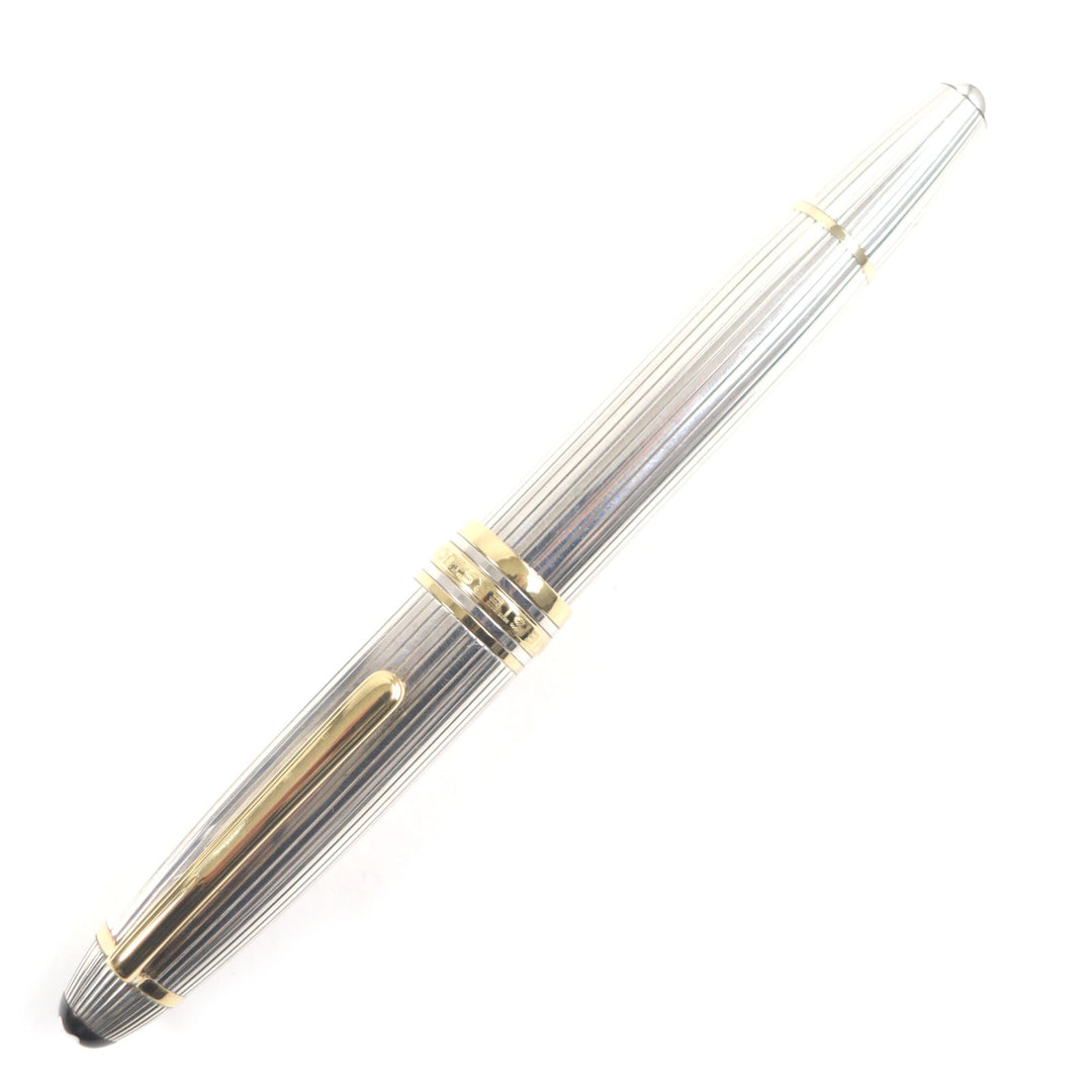 MONTBLANC fountain pen Meisterstck 146 Solitaire Silver gold SV925 mens