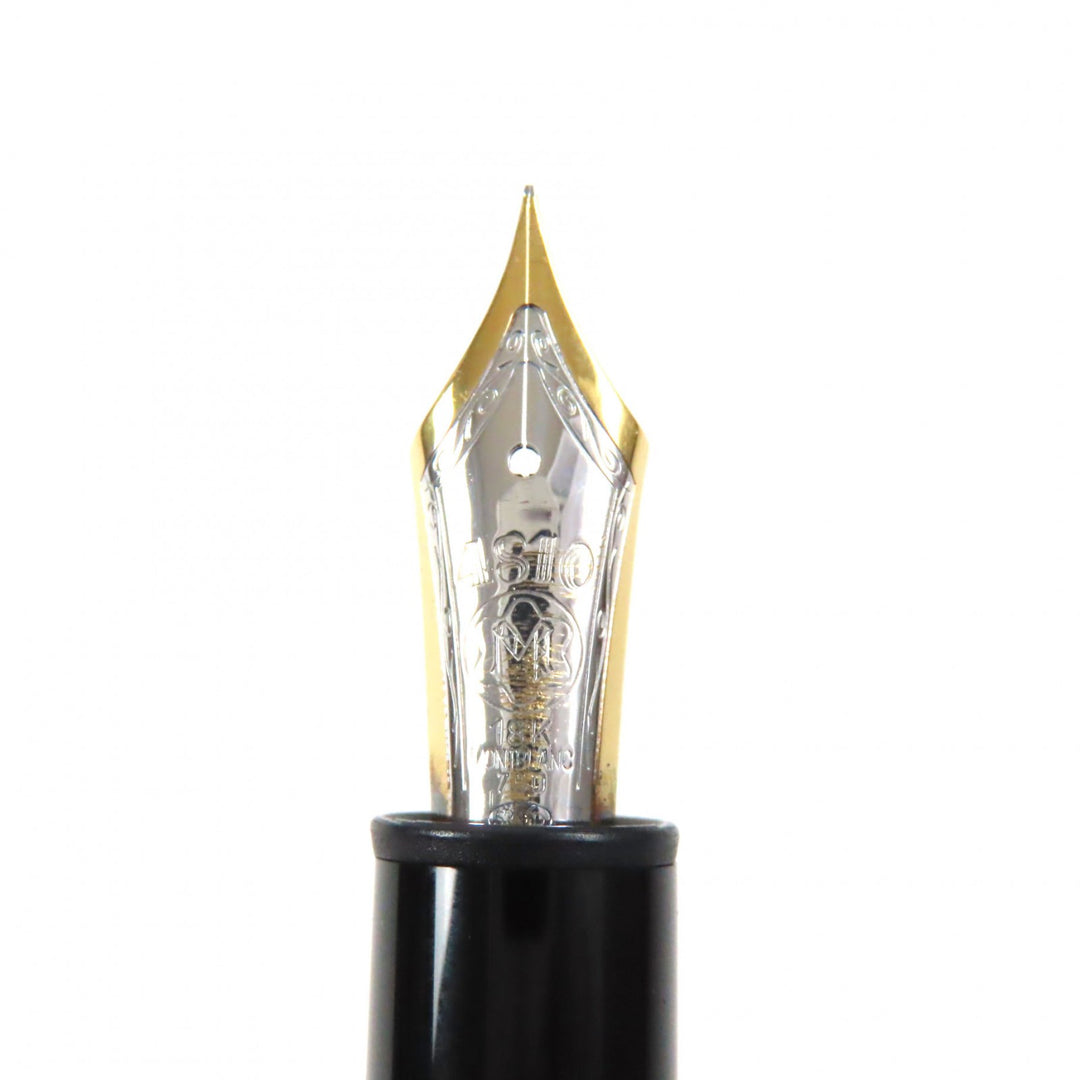 MONTBLANC fountain pen Meisterstck 146 Solitaire Silver gold SV925 mens