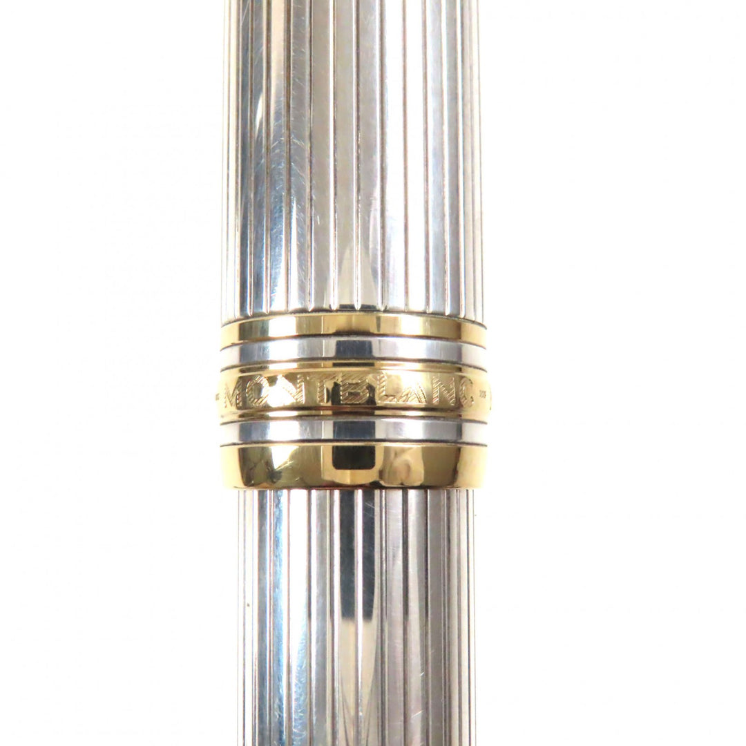MONTBLANC fountain pen Meisterstck 146 Solitaire Silver gold SV925 mens