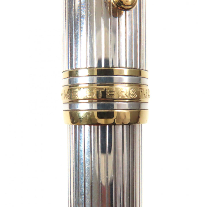 MONTBLANC fountain pen Meisterstck 146 Solitaire Silver gold SV925 mens