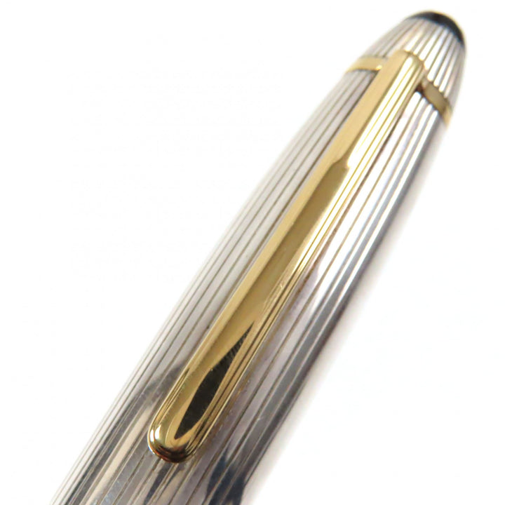 MONTBLANC fountain pen Meisterstck 146 Solitaire Silver gold SV925 mens