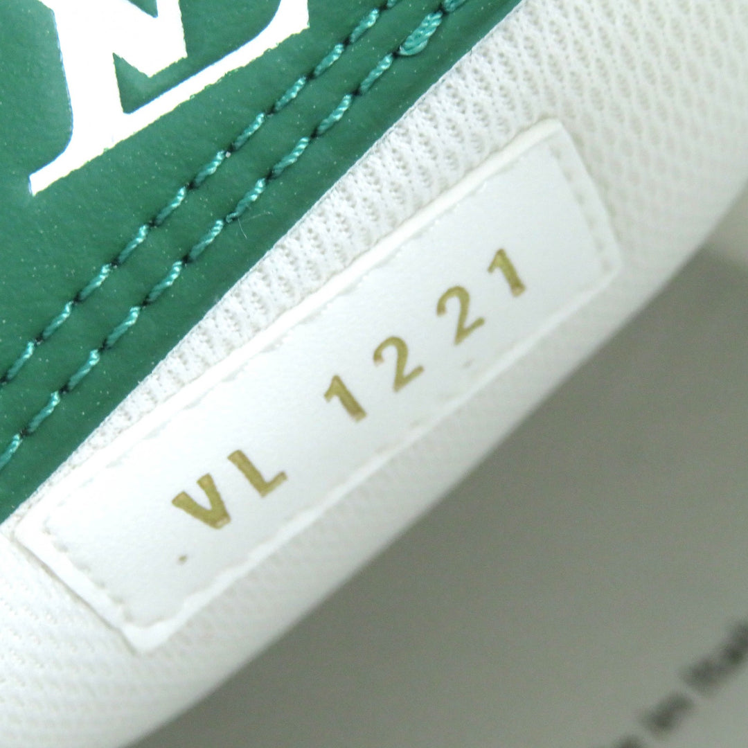 Excellent LOUIS VUITTON High cut sneakers White Green Gray leather Women 35