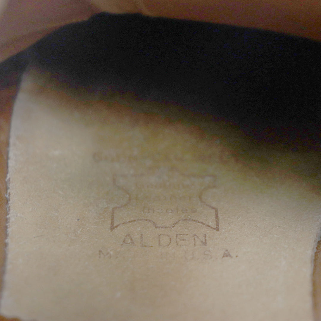 Great ALDEN Leather shoes Cigar cordovan inner wing, Brown Cordovan 9.5 90730