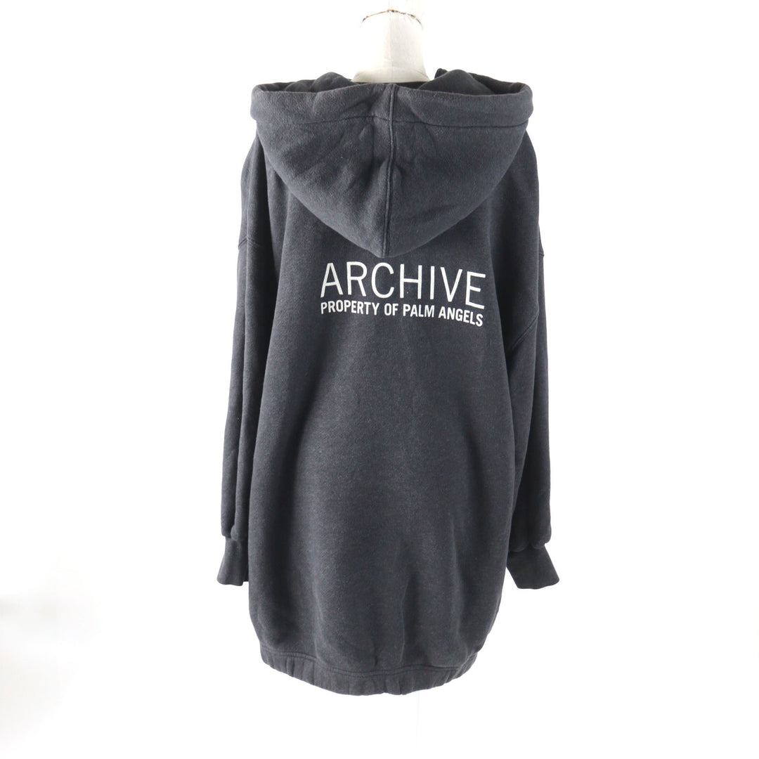 Great MONCLER GENIUS 8×Palm Angelshoodie MAGLIACON CAPPUCCIO Darkgray cotton Women XS