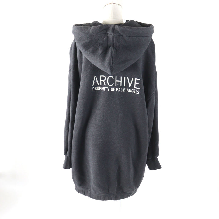 Great MONCLER GENIUS 8×Palm Angelshoodie MAGLIACON CAPPUCCIO Darkgray cotton Women XS