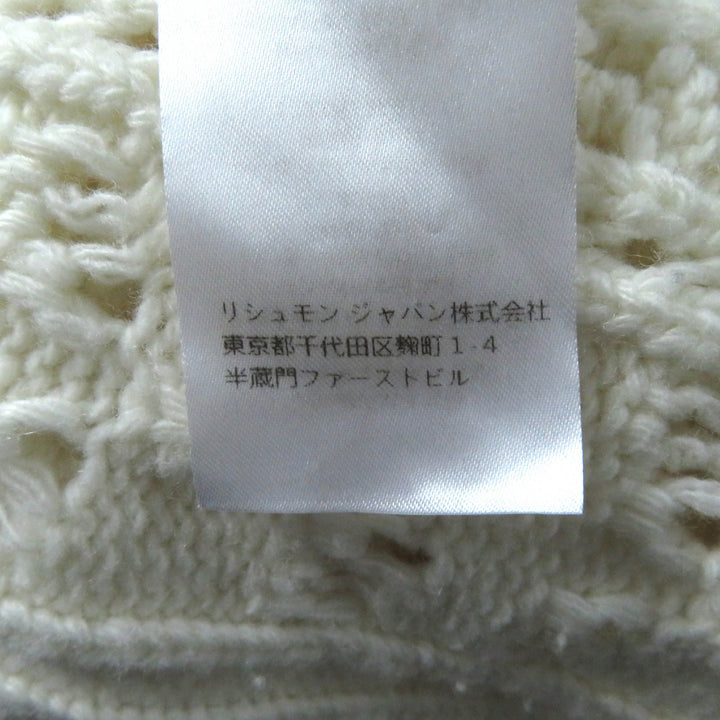 Great Chloe cardigan Cable knit long sleeves SNOW WHITE wool Women XS