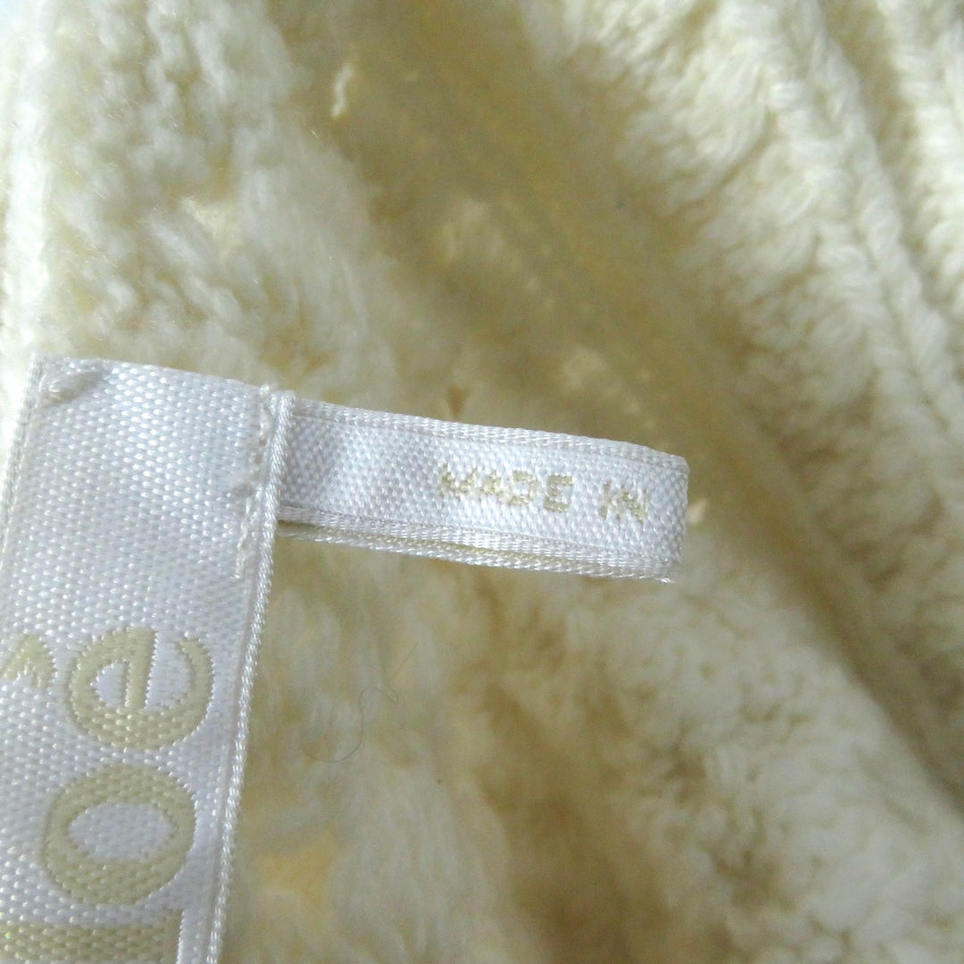 Great Chloe cardigan Cable knit long sleeves SNOW WHITE wool Women XS