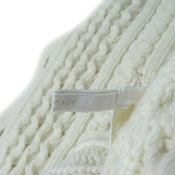 Great Chloe cardigan Cable knit long sleeves SNOW WHITE wool Women XS
