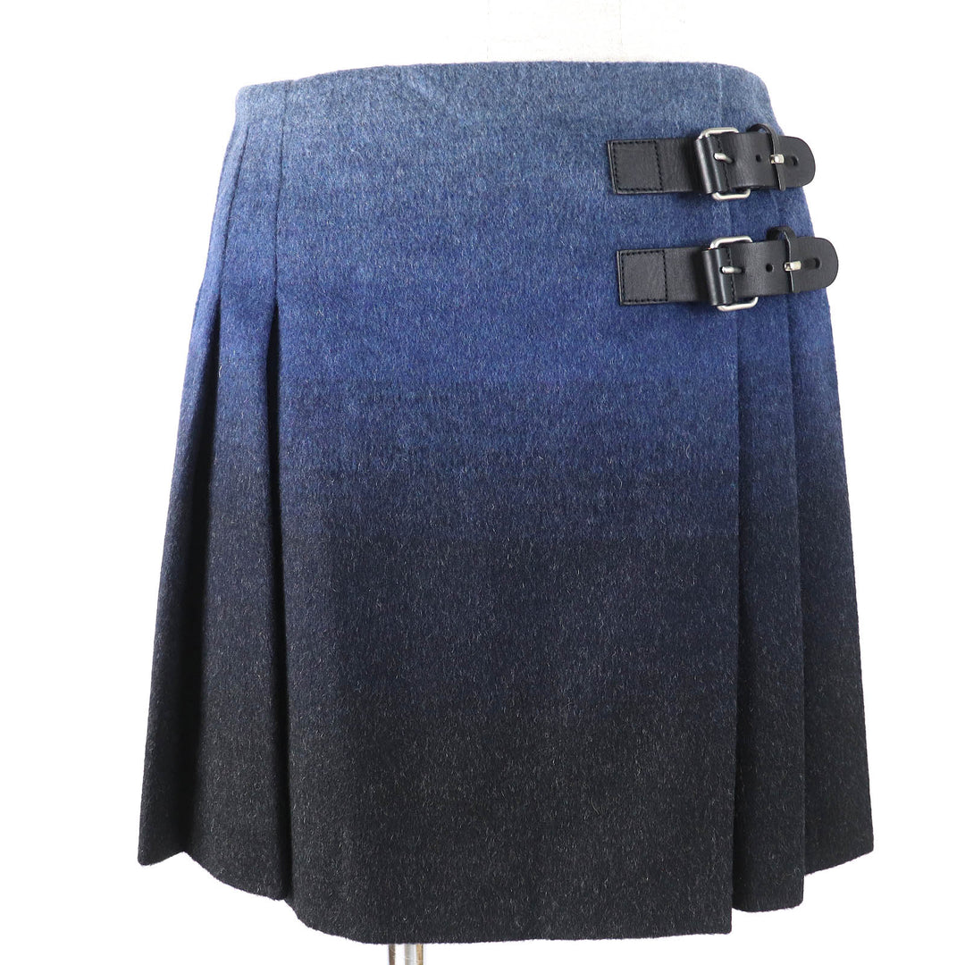 Excellent RED VALENTINO Wrap skirt Pleated mini bag with leather belt Women S