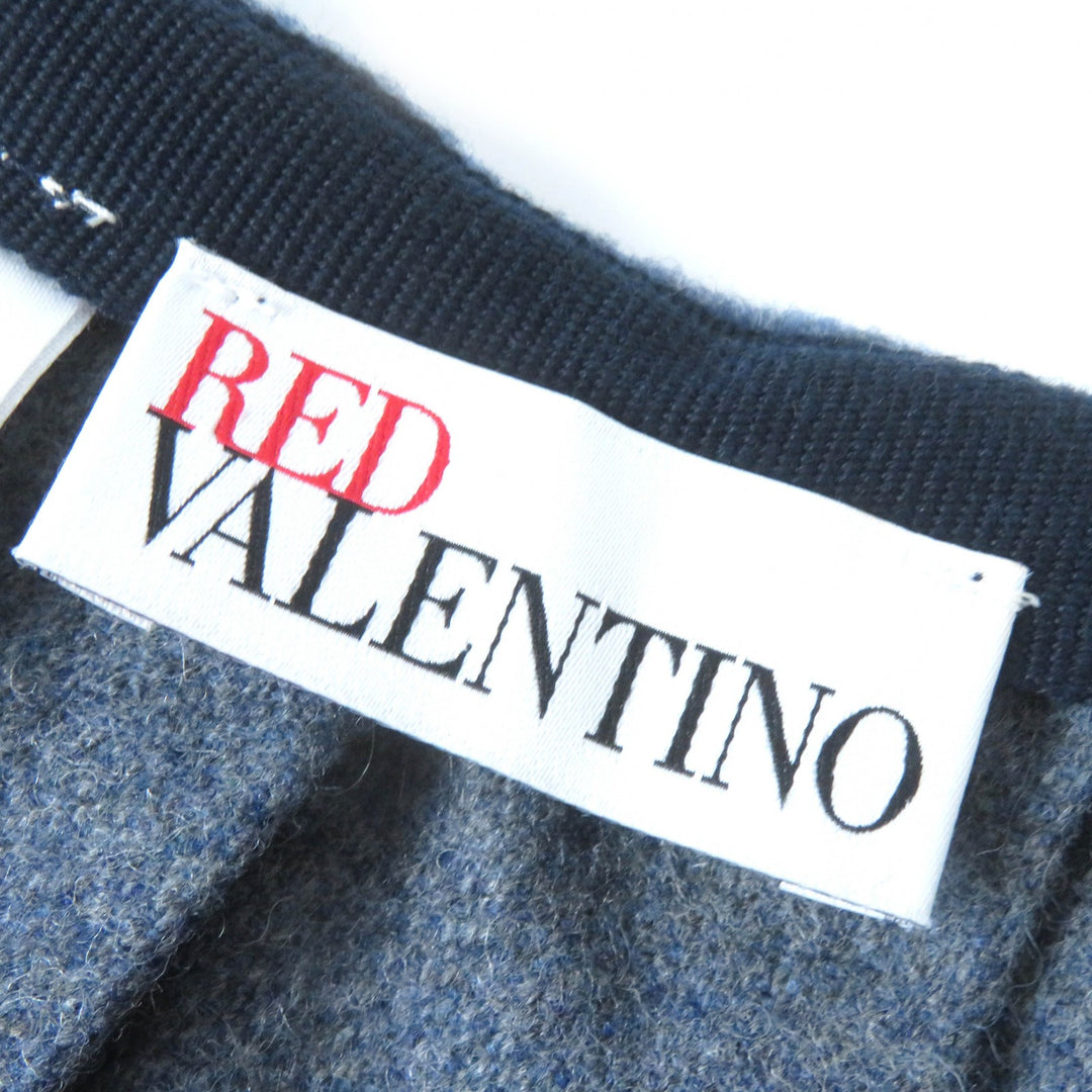 Excellent RED VALENTINO Wrap skirt Pleated mini bag with leather belt Women S