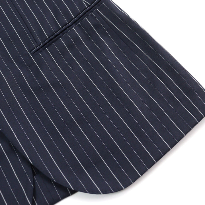 Great ISAIA suit Super 120s fabric used Stripe Pattern Single Navy wool mens 42