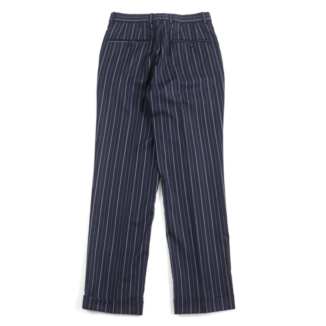 Great ISAIA suit Super 120s fabric used Stripe Pattern Single Navy wool mens 42