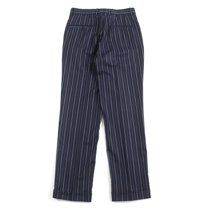 Great ISAIA suit Super 120s fabric used Stripe Pattern Single Navy wool mens 42