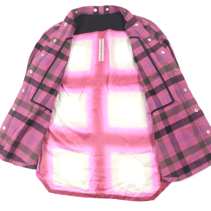 Excellent Rick Owens Long sleeve shirt FOGPOCKET LARRY SHIRT pink cotton mens 40