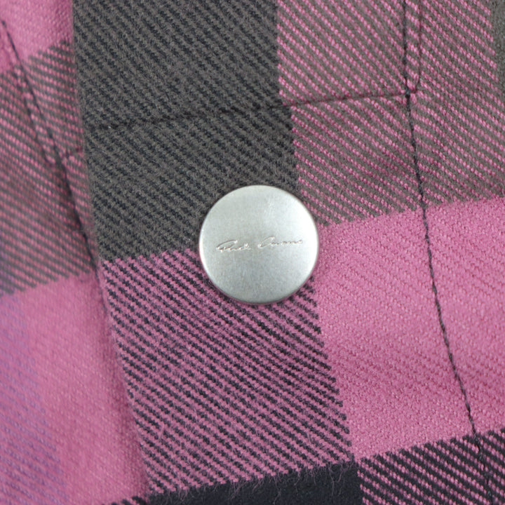 Excellent Rick Owens Long sleeve shirt FOGPOCKET LARRY SHIRT pink cotton mens 40