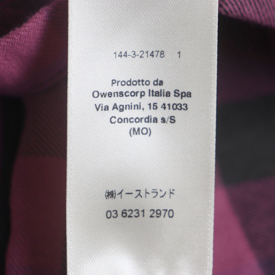 Excellent Rick Owens Long sleeve shirt FOGPOCKET LARRY SHIRT pink cotton mens 40 RP01C5242