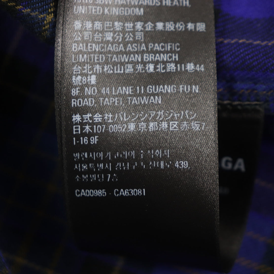 Great BALENCIAGA Long-sleeved T-shirt B AUTHENTIC PATCHED L 698227