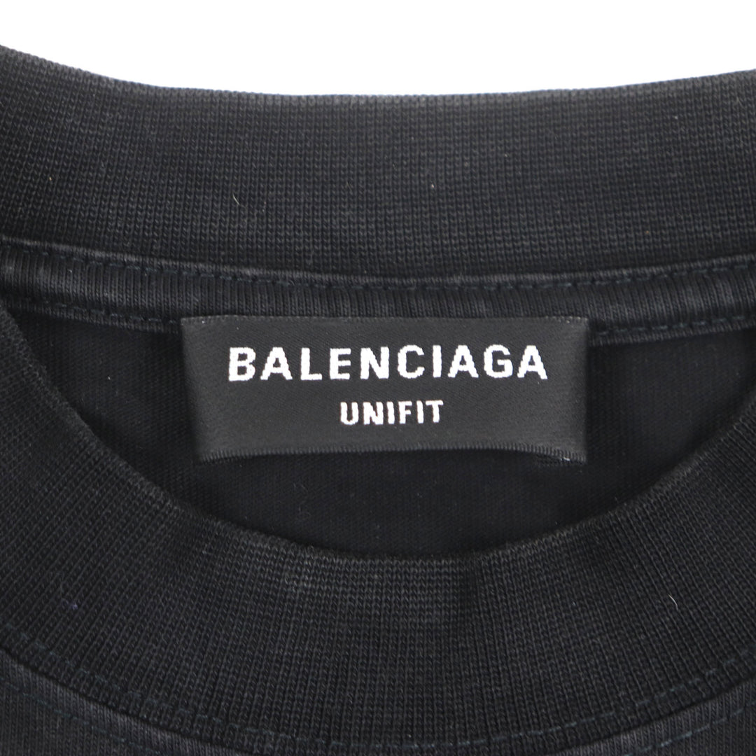 Great BALENCIAGA Long-sleeved T-shirt B AUTHENTIC PATCHED L 698227