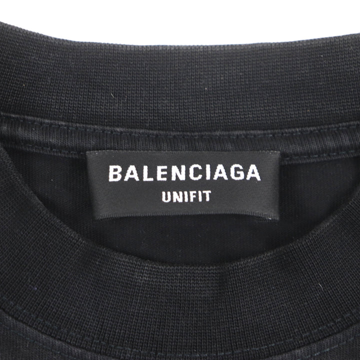 Great BALENCIAGA Long-sleeved T-shirt B AUTHENTIC PATCHED L 698227