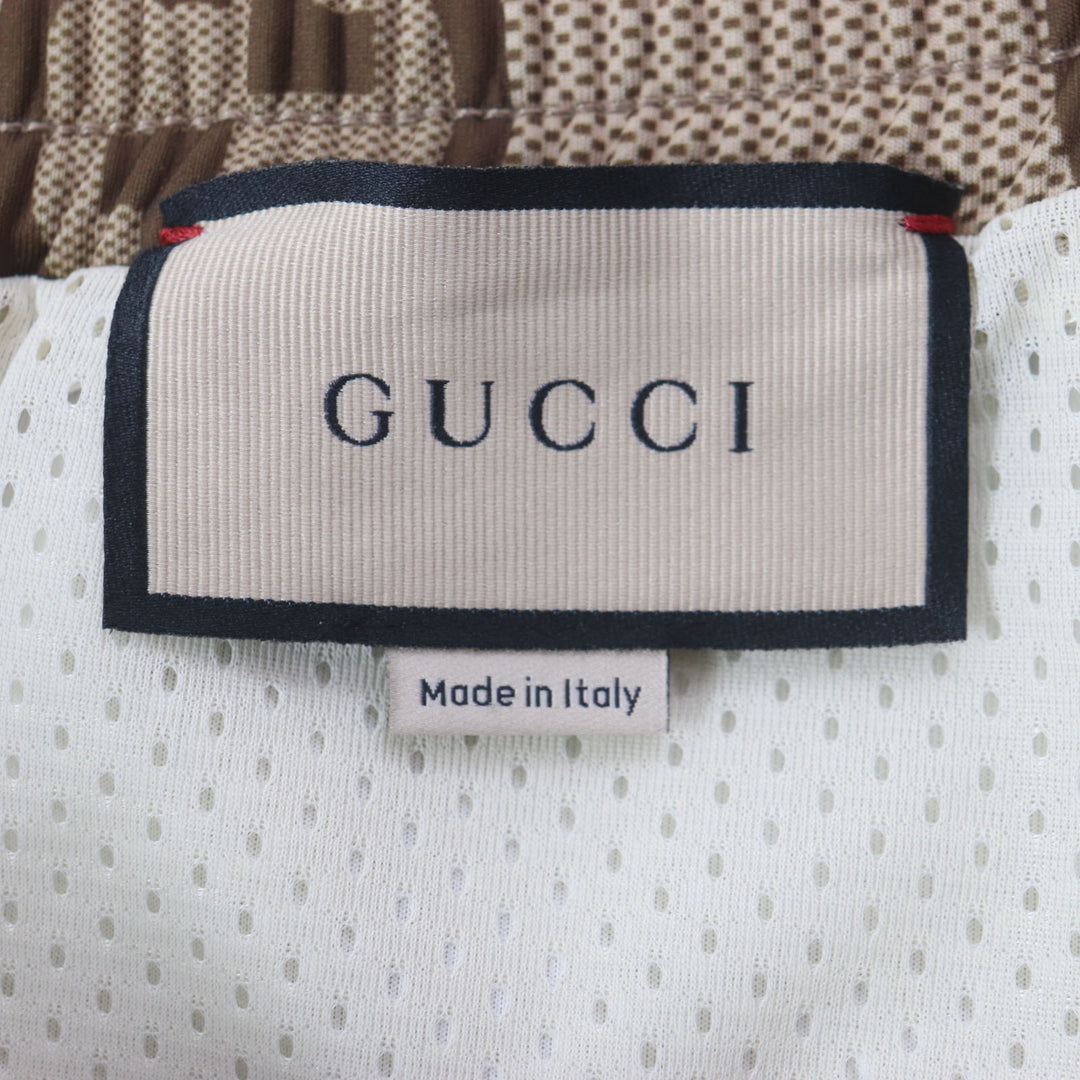 Great GUCCI Pants Jumbo GG Jogging Pant Jumbo GG Web Stripe Brown mens L 715192