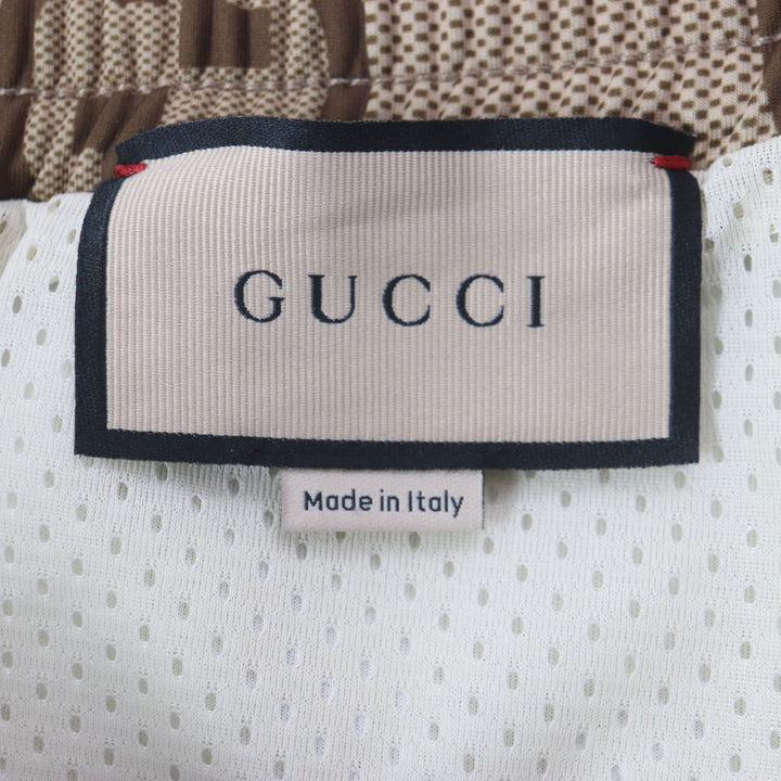 Great GUCCI Pants Jumbo GG Jogging Pant Jumbo GG Web Stripe Brown mens L 715192