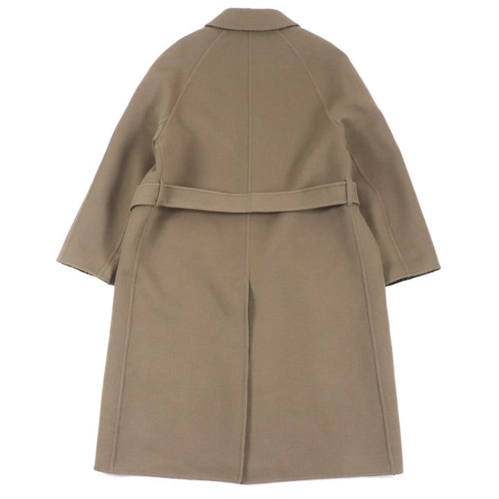 Excellent FENDI trench coat Zucca Pattern Oversized Reversible mens 52 FF0667 AL57