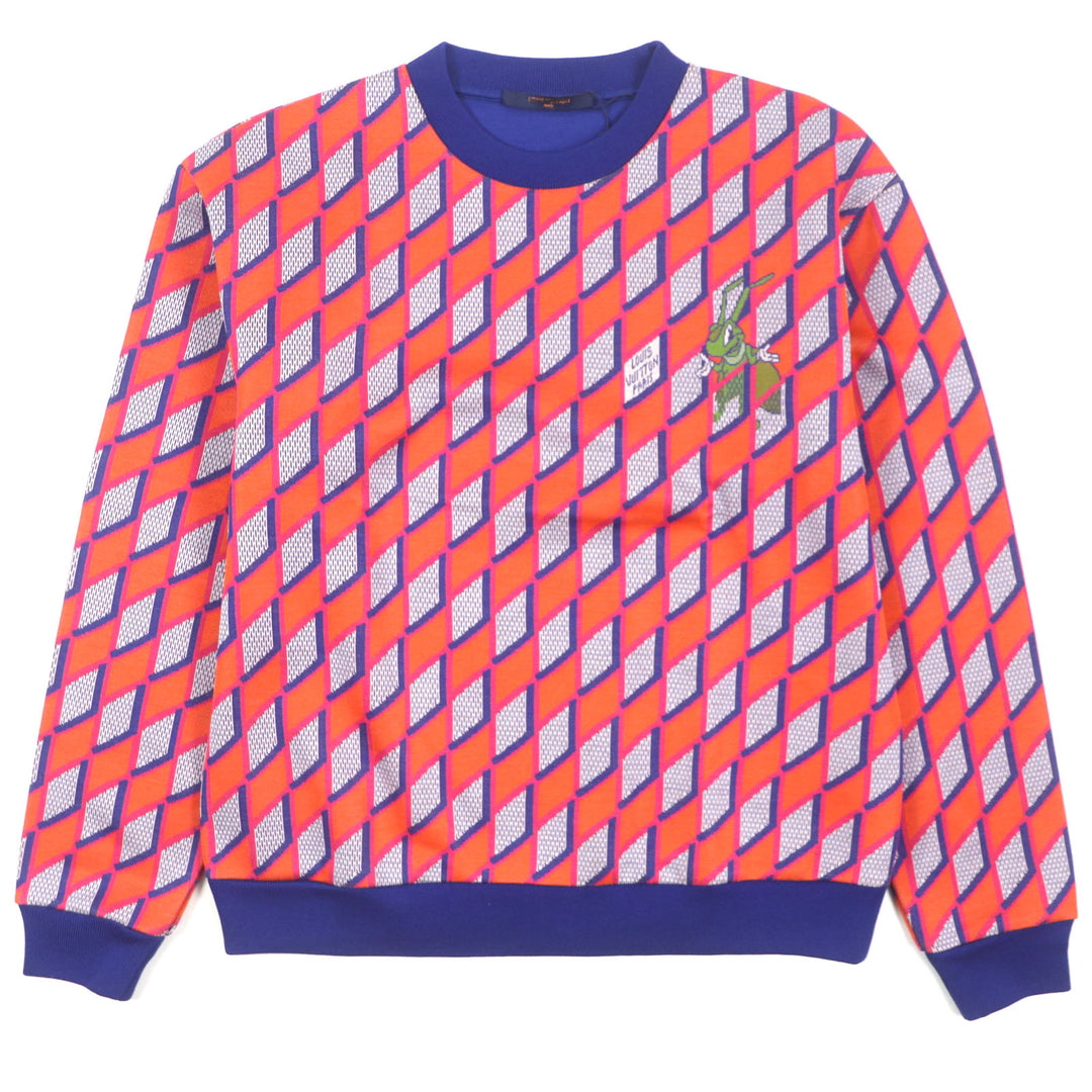 Pristine LOUIS VUITTON knit Crewneck sweatshirt Multi cotton mens L