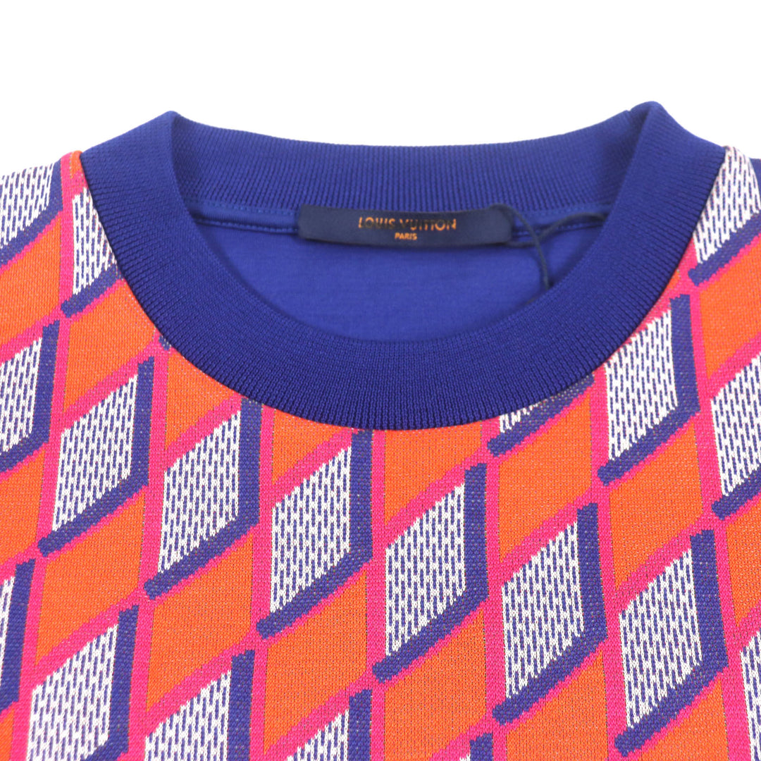 Pristine LOUIS VUITTON knit Crewneck sweatshirt Multi cotton mens L
