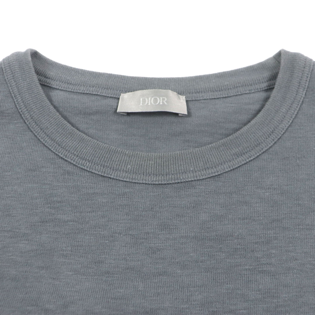Great DIOR T-shirt Slub cotton jersey Short sleeve mens S 393J696A0849