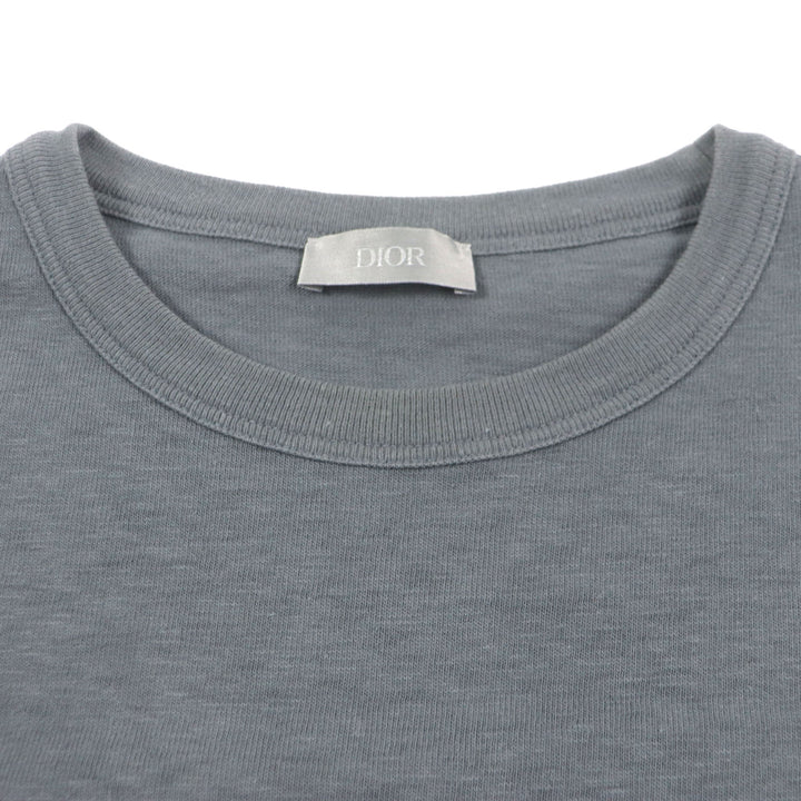 Great DIOR T-shirt Slub cotton jersey Short sleeve mens S 393J696A0849